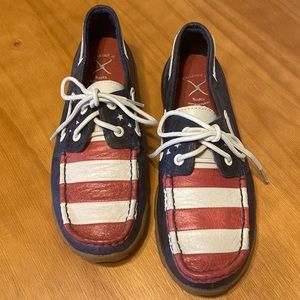 Twisted X American Flag Low Driving Moccasins